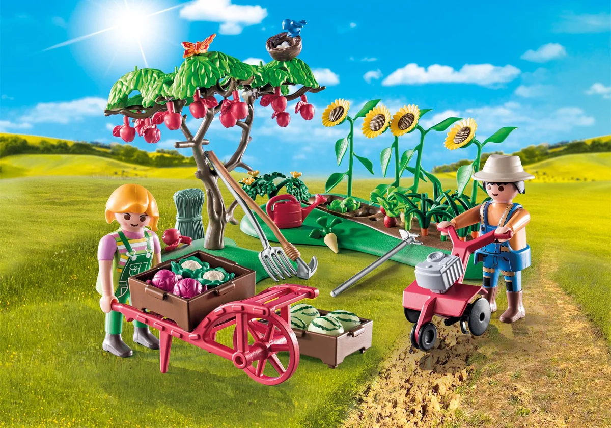 PLAYMOBIL Starter Pack Farm Vegetable Garden