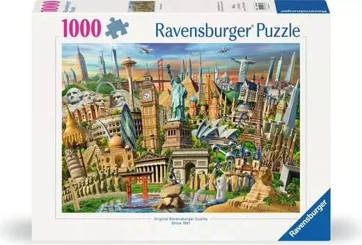 Ravensburger Puzzle World Landmarks, 1000 pieces — Ravensburger